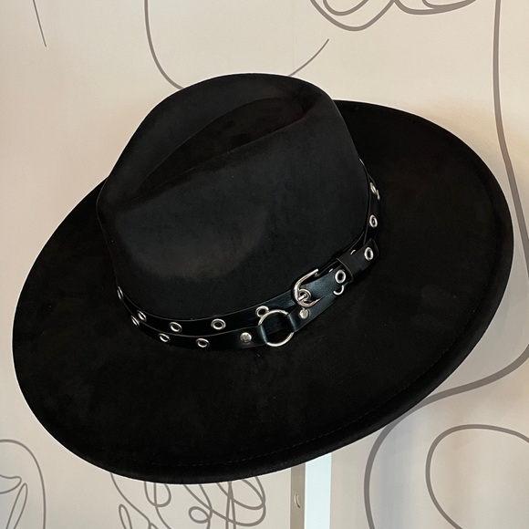 Western-Style Fedora with Decorative Band w/Adjustable tie O/S Multiple Colors - Picture 5 of 8
